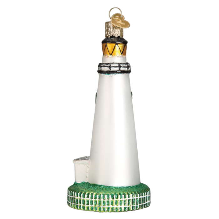 Old World Christmas Blown Glass Ocracoke Lighthouse Ornament