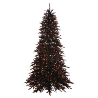 Black Fir Pre-Lit Christmas Tree