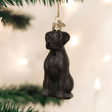 Labrador Retriever Ornament Old World Christmas Three Colors