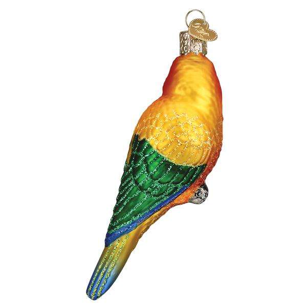 Old World Christmas Blown Glass Sun Conure Ornament