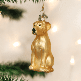 Labrador Retriever Ornament Old World Christmas Three Colors