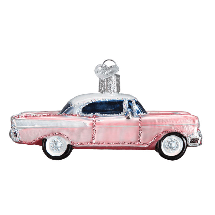 Old World Christmas Blown Glass 1957 Classic Car Ornament