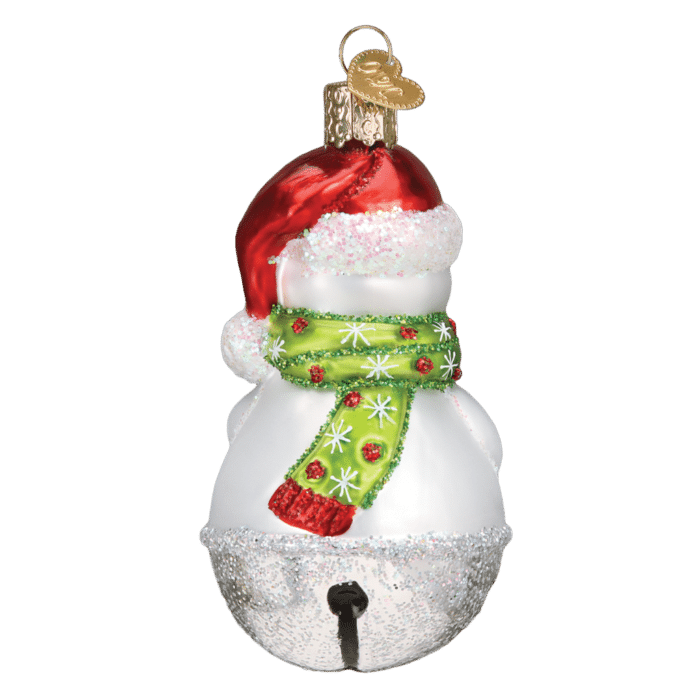 Snowman Jingle Bell Ornament Old World Christmas