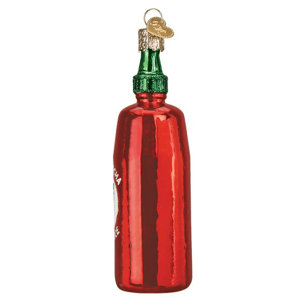 Old World Christmas Blown Glass Sriracha Sauce Ornament