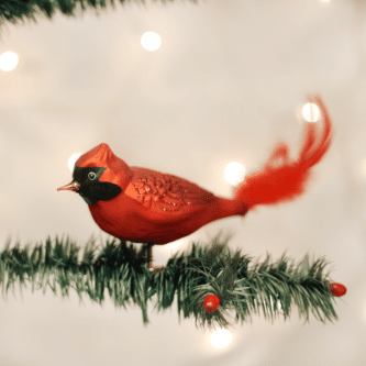 Red Cardinal Ornament Old World Christmas