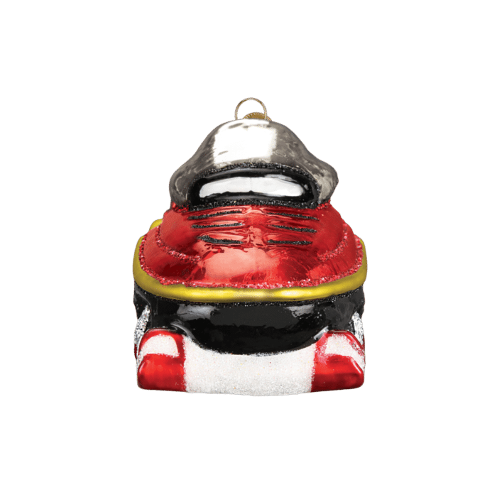 Old World Christmas Blown Glass Snowmobile Ornament