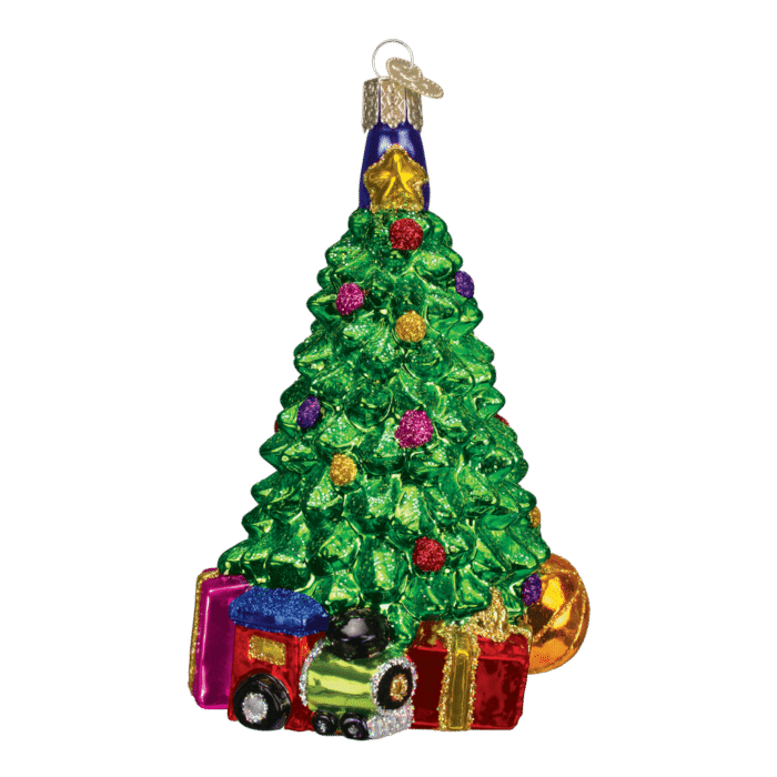 Old World Christmas Blown Glass Christmas Morning Tree Ornament