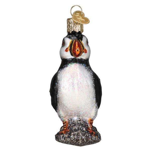 Old World Christmas Blown Glass Puffin Ornament