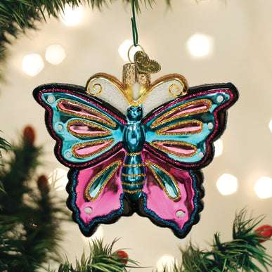 Fanciful Butterfly Ornament Old World Christmas