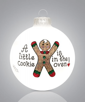 a Cookie in the Oven Glass Ball Ornament