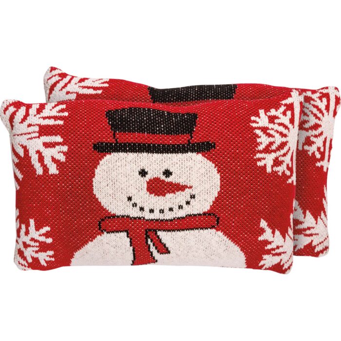 Frosty Snowman Pillow