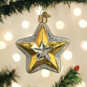 Old World Christmas Blown Glass Radiant Star Ornament