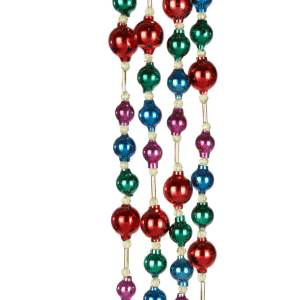 Glass Bead Multi-Colored Garland