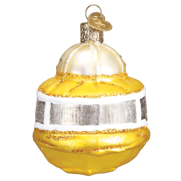 Old World Christmas Blown Glass Beekeeper's Hood Ornament