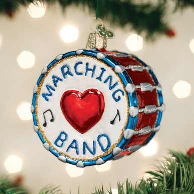 Old World Christmas Blown Glass Marching Band Ornament