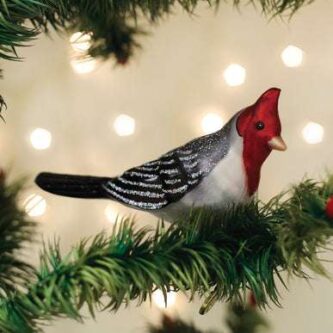 Red-crested Cardinal Ornament Old World Christmas