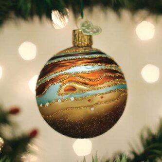Old World Christmas Blown Glass Jupiter Ornament