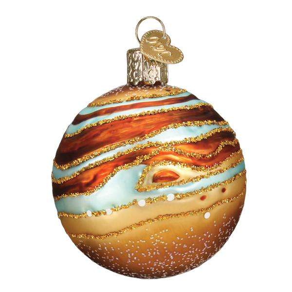 Old World Christmas Blown Glass Jupiter Ornament