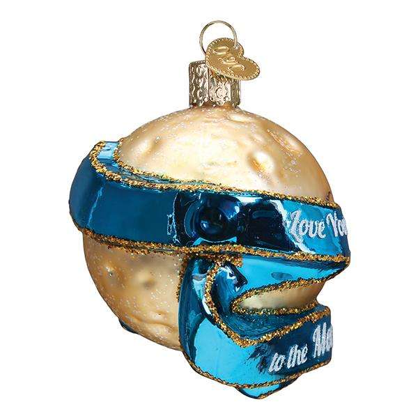 Old World Christmas Blown Glass Love You to the Moon and Back Ornament