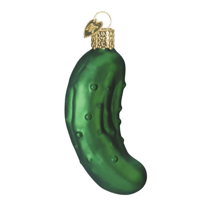 Old World Christmas Blown Glass Pickle Ornament