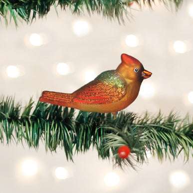 Gentle Cardinal Ornament Old World Christmas