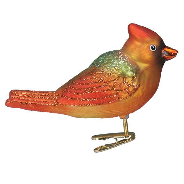 Gentle Cardinal Ornament Old World Christmas