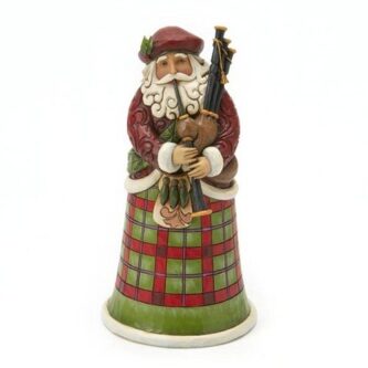 Jim Shore Nollaig Chridheil Scottish Santa Figurine