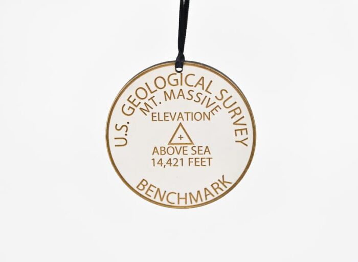 Colorado 14ers Geographical Benchmark Ornaments St. Nicks Exclusive!