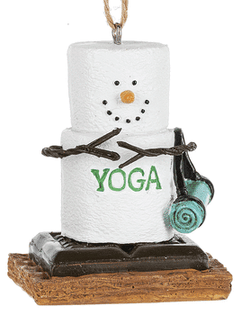 Smores Yoga Ornament