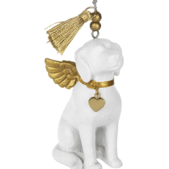 Golden Wing Cat or Dog Angel Ornaments