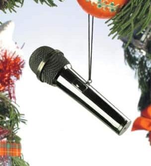 Music Microphone Ornament