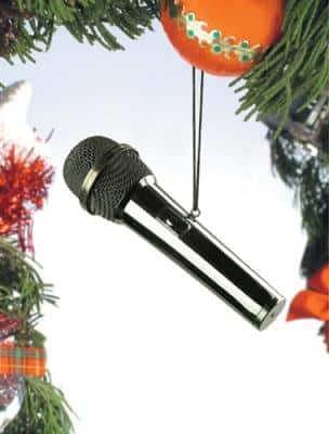 Music Microphone Ornament