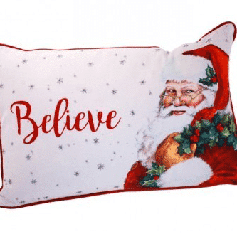Believe Santa Pillow