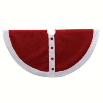 Red and White Santa Suit 48" Tree Skirt