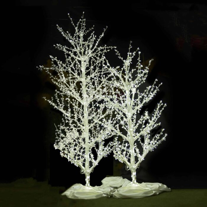 Whit Crystal Jeweled Tree