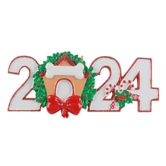 Dog House 2024 Ornament Personalized