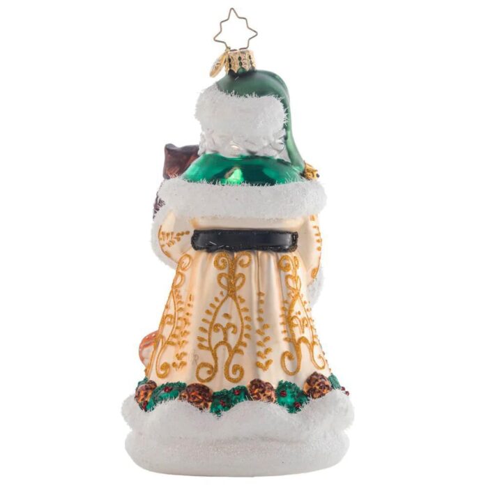 Back Woodland Friends Santa by Radko