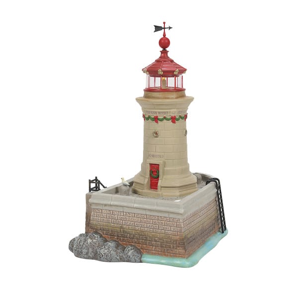 Front Ramsgate Lighthouse Nightwatch Dept 56 Dickens Village