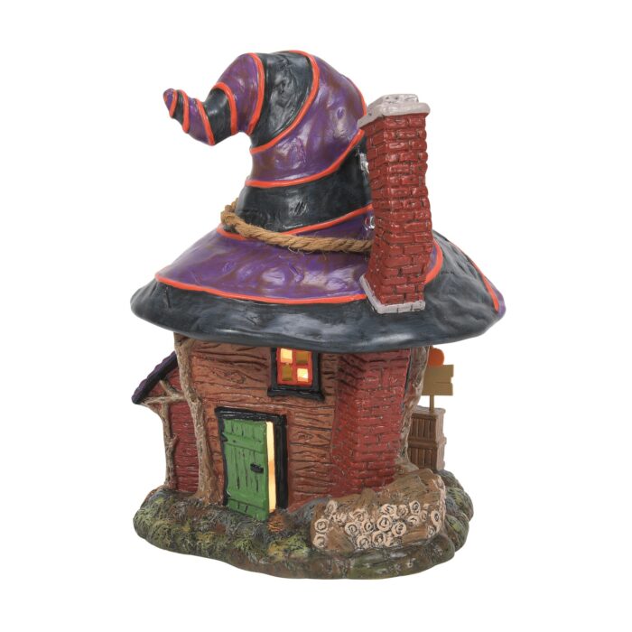 Trixies Tricks Treats and Squirting Frogs Dept 56 Halloween Village Back