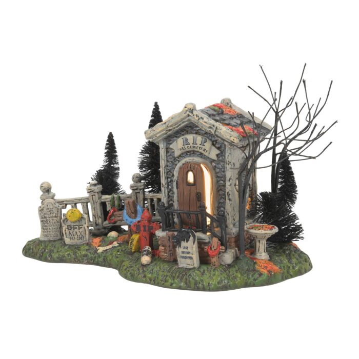 Front R.I.P. Cemetery And Buddy's Ghost Dept. 56 Halloween Village