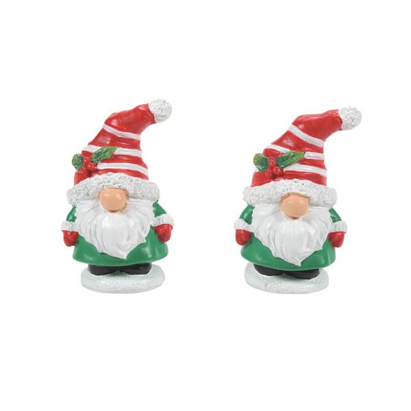 Candy Cane Gnomes D56 Cross Product