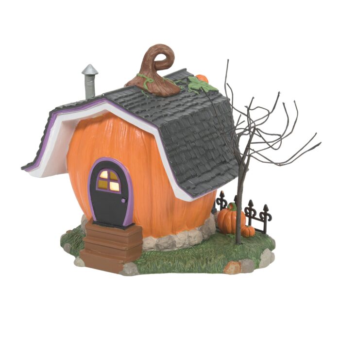 Pumpkintown Carving Studio a Winner Dept 56 Disney Halloween Village Back