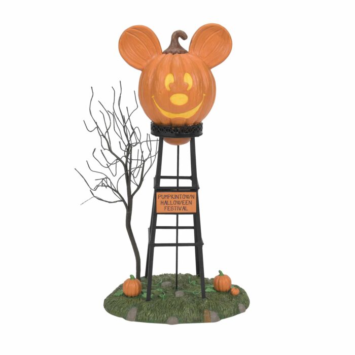 Pumpkintown Carving Studio  a Winner Dept 56 Disney Halloween Village Watertower