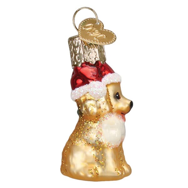 Side Mini Jolly Pup Ornament Old World Christmas
