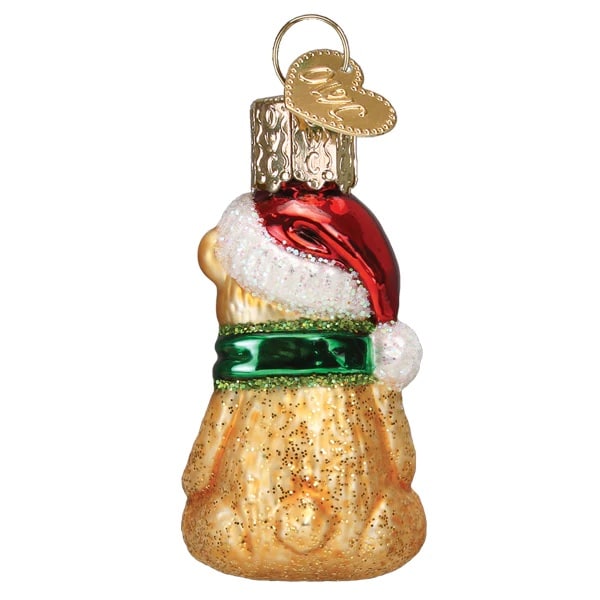 Back Mini Teddy Bear Ornament Old World Christmas