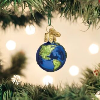 Mini Planet Earth Ornament Old World Christmas