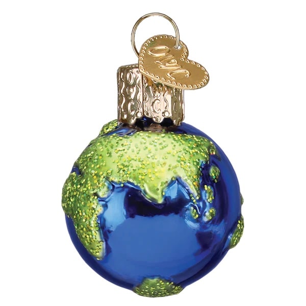 Back Mini Planet Earth Ornament Old World Christmas