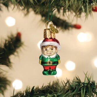 Mini Elf Ornament Old World Christmas