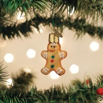 Mini Gingerbread Man Ornament Old World Christmas