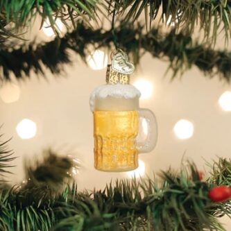 Mini Mug Of Beer Ornament Old World Christmas